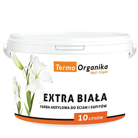 Farba akrylowa EXTRA BIAŁA 10L